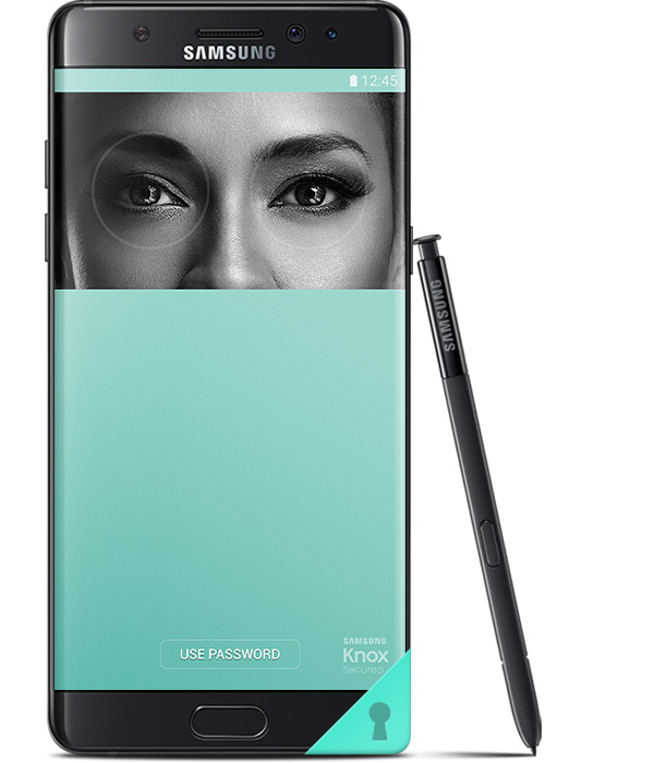 Iris scanner Samsung Galaxy Note7