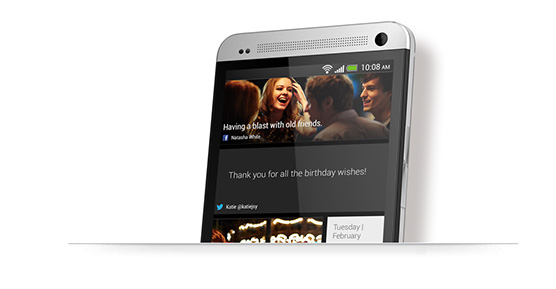 HTC One BlinkFeed